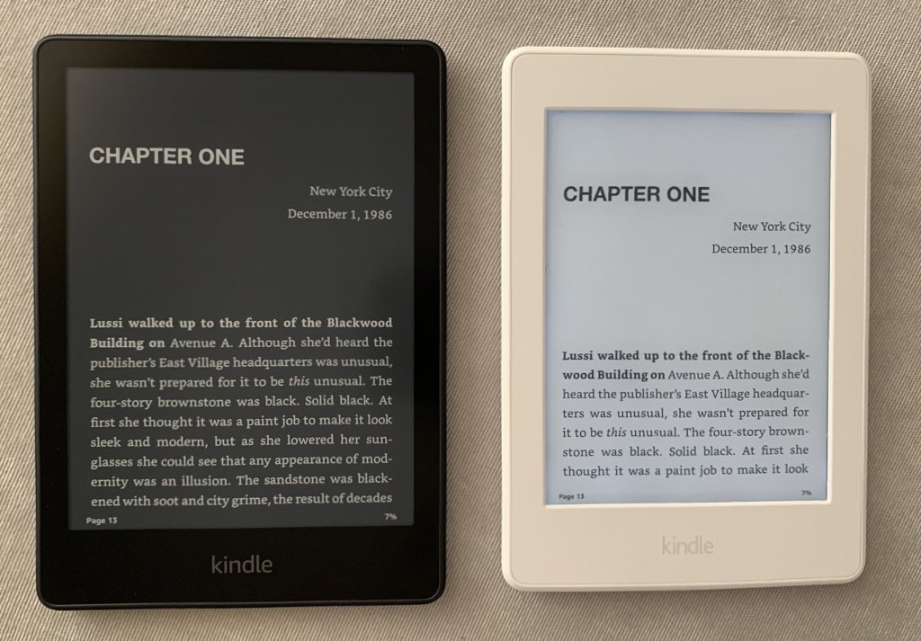 Review of the new Kindle Paperwhite – Lit Lemon Books